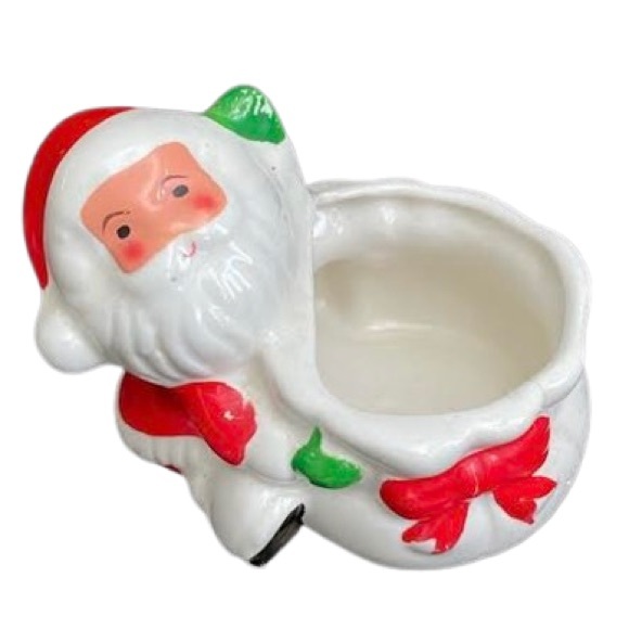 Santa Plant or Tea Light Candle Holder - Picture 8 of 12